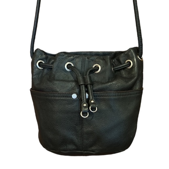 Tignanello Bags Tignanello Black Leather Crossbody Bag 75 X Poshmark